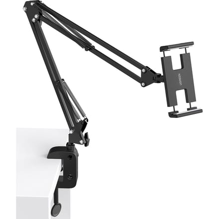 UGREEN Tablet grijp arm met verstelbare arm en tablet houder - geschikt voor Apple iPad en Android tablets - Instelbaar en klembaar op het bureau