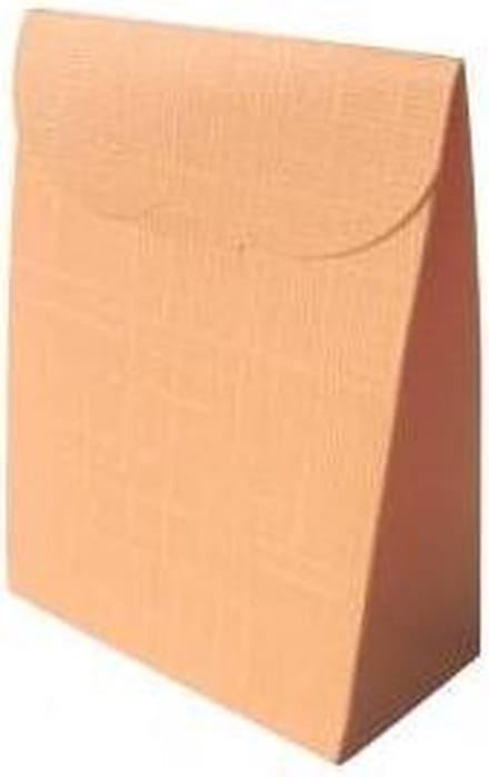 Cadeau verpakking, 90x45x130mm ORANJE (25 stuks)