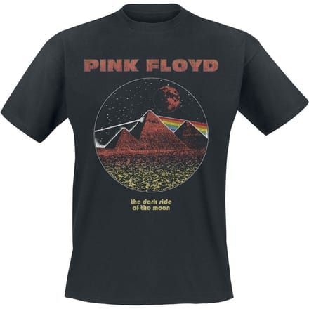 Pink Floyd DSTOM Pyramids Vintage Heren T-shirt - zwart - M