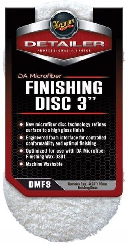 Meguiar's DA Microfiber Finishing Polijstschijf 80mm - 2 stuks