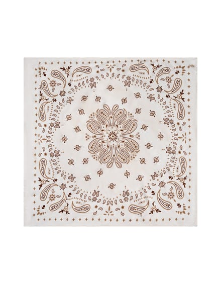 Nukus Cici Scarf Paisley Sjaals Off White Nkf16004