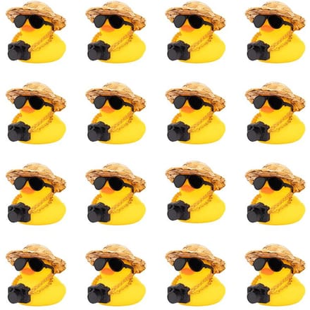 10-100 Stuks Auto Decoraties Rubberen Eendjes Dashboard Rubberen Eendje Voor Auto Ornament Schattige Eend Met Stropdas