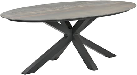 Scotland tafel - 230x115 cm - carbon black - Centostone Rome bronze