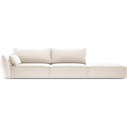 4-zitsbank Vanda rechts velvet | Mazzini Sofas