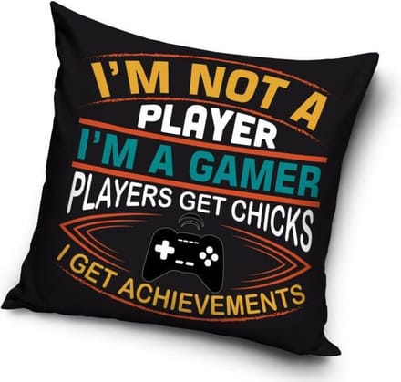 I'm a Gamer - Sierkussen Kussen 40 x 40 cm (inclusief vulling en met ritssluiting)