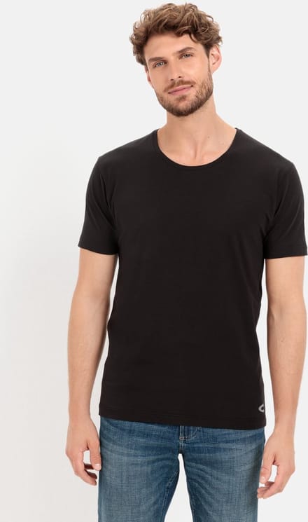 camel active Onderhemd in een pak van 3 - Maat menswear-S - Zwart