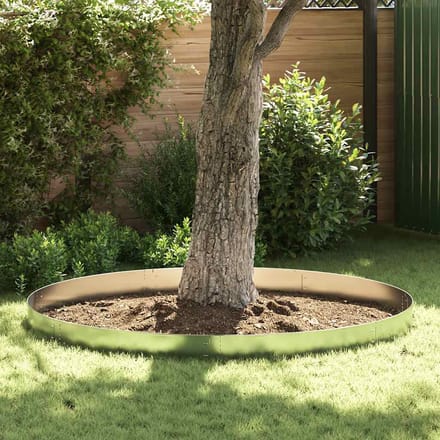 vidaXL - 10 - st - Grasboord - flexibel - 100x14 - cm - gegalvaniseerd - staal