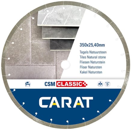 Carat Diamantzaag Tegels Ø350X25,40Mm, Csm Classic