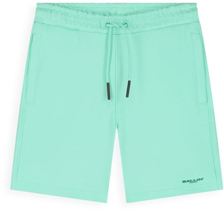 Ballin Amsterdam - Jongens Regular fit Shorts Sweat - Mint - Maat 10