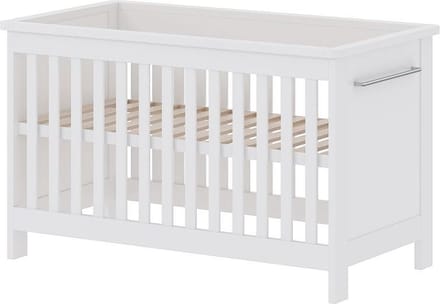 Born Lucky ® Baby Bed / Ledikant Noël verstelbare bodem 60x120 cm - Wit
