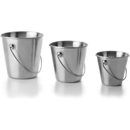Seau - Ibili - 711807 - Inox - 7,50 cm - Gris gris