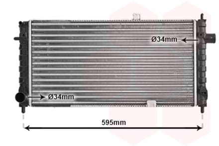 Van Wezel - RADIATOR VOOR OPEL CORSA A 1982-1993 1302015