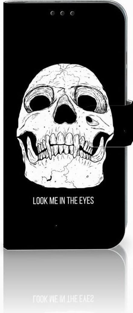 Telefoonhoesje met Naam Honor 10 Lite Skull Eyes