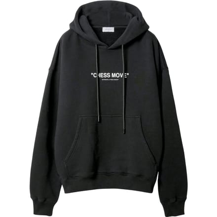 Off-White Chess Move Black Skate Hoodie