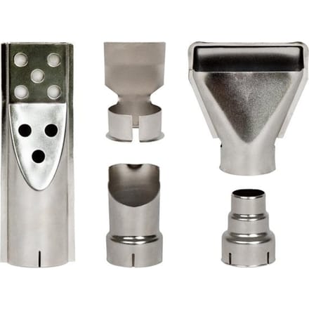 VONROC heteluchtpistool mondstuk set – 5 stuks - incl. 1x BBQ aansteker