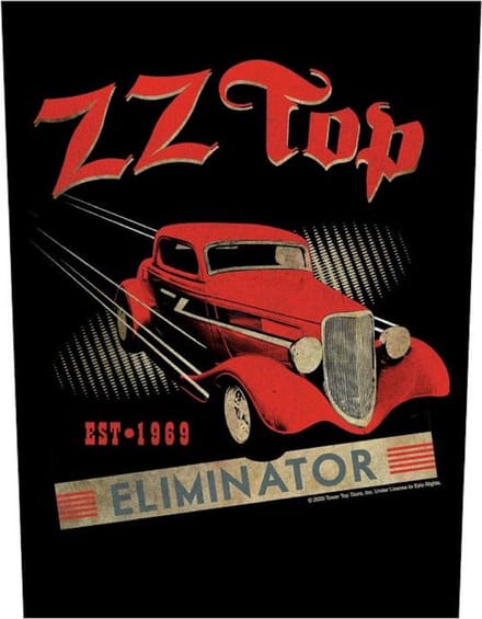 ZZ Top - Eliminator Rugpatch - Zwart