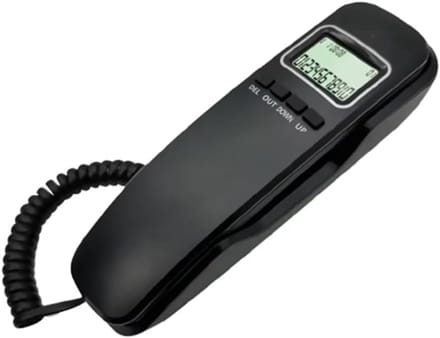 Vaste Telefoon - Huistelefoon Snoertelefoon - Thuis Kantoor - Duidelijk Geluid - Compact Ontwerp - Wit