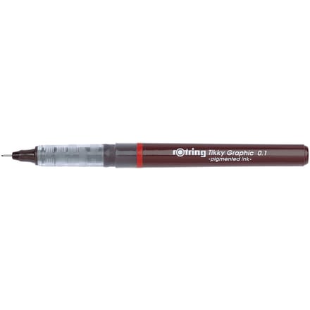 rOtring Tikky Graphic-viltstift fineliners | 0,10 mm | Zwarte inkt |