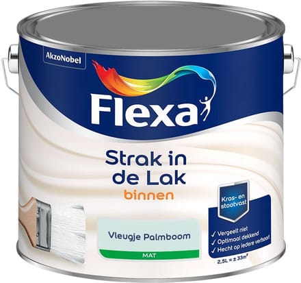 Flexa - Strak In De Lak Binnenlak Mat - Vleugje Palmboom - Mengverf - 2,5 L