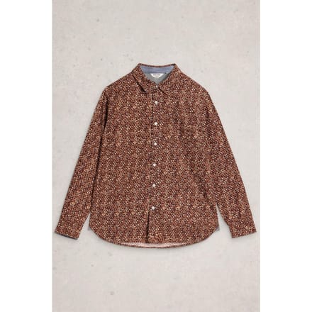 White Stuff Mini Twigs Ls Printed Shirt Pink Multi Taglia: S | Camicie Casual Outlet | Uomo | Rosa
