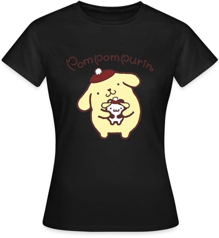 Pompompurin Met Muffin Verkleed Als Pompom Purin T-Shirt Dames