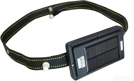 Dier Tracker - GPS Locator - Dieren Volgen - Zonne-energie Laden - 20000 mAh - Zwart