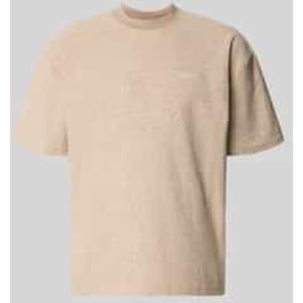 Oversized T-shirt met labelstitching model 'Murlo'
