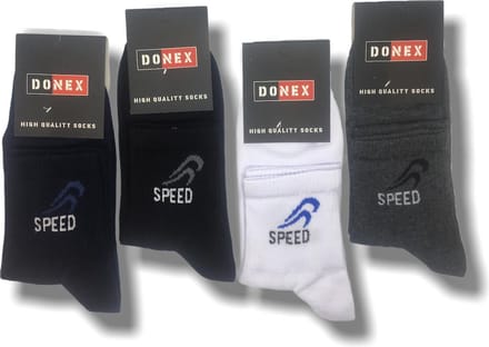 Quarter sneakersokken - 6 Paar - Katoen - Speed - Maat 39-42