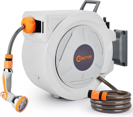 Intrekbare Tuinslanghaspel 38 m met Automatische Terugspoeling