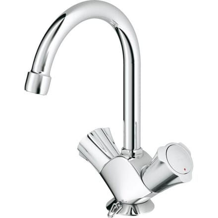 GROHE Costa-L Wastafelkraan - Met ketting - Chroom
