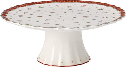 Villeroy & Boch Toy's Delight gebakschaal op voet ø 28cm - wit