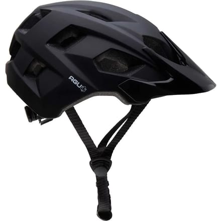 AGU XC - MTB Helm - Unisex - Zwart - 52-58cm - In-mould - Direct dial systeem - Verwisselbaar vizier - EN1078-norm
