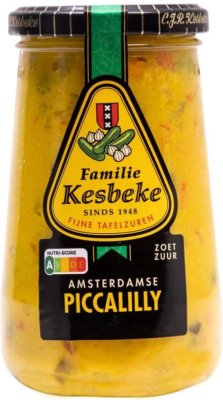 Kesbeke Piccalilly - Amsterdamse tafelzuren - 6 potten x 37 cl