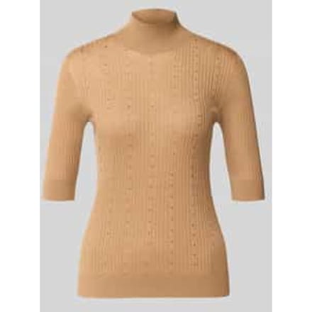 slim fit longsleeve van pure lamswol model 'Maglia Costine'