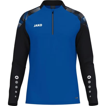 Jako Sonic Ziptop Kinderen - Royal / Zwart | Maat: 152