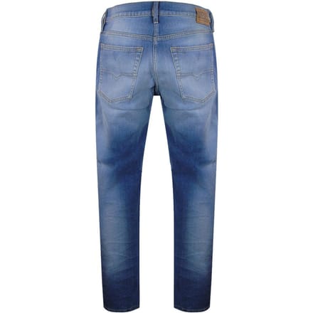 Diesel Heren D-Mihtry Rechte Jeans (Gewassen blauw)
