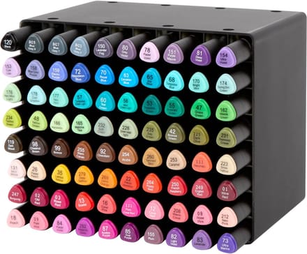 Decotime - 80 stuks - Hoge kwaliteit Twinmarkers - Alcoholbasis