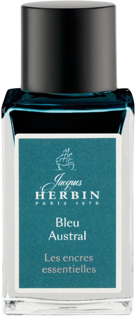 Jacques Herbin Vulpen inkt - Inktfles Essentielles - Bleu Astral - 15 ml - Blauw