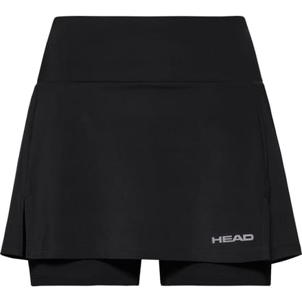 HEAD Club Basic Rok Dames-Zwart,Zilver