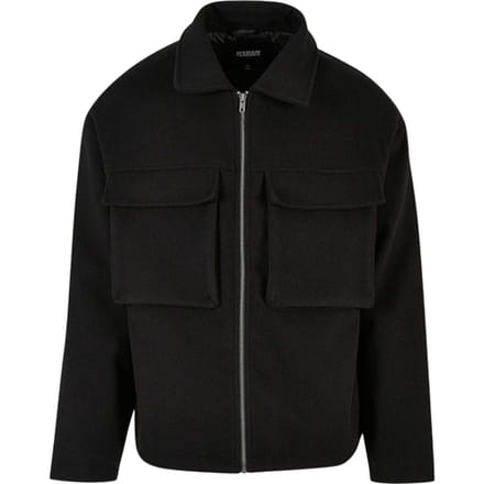 Urban Classics - Big Pocket Blouson Jacket - S - Zwart