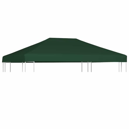 vidaXL - Prieeldak - 310 - g/m² - 4x3 - m - groen