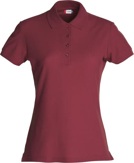 Clique Basic Polo Women 028231 - Bordeaux - S