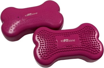 FitPAWS Dierenbalansplatformen 2 st Mini K9FITbone 29x16,5x6 cm Razzleberry
