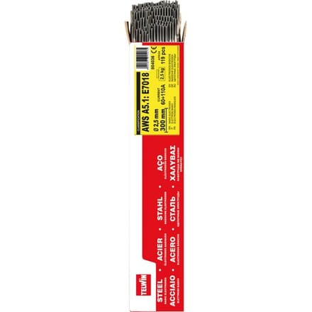Telwin elektroden basic Ø 2,5mm (119 Stuks)