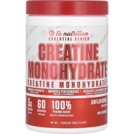 TC Nutrition, Essential Series, Creatine Monohydraat, Zonder smaak, 290 gram (300 g)