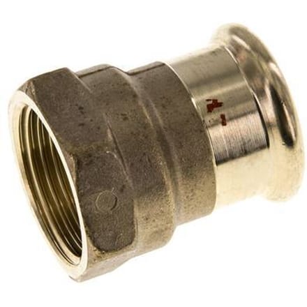 Perskoppeling - 28mm & Rp 1'' Persmof - Koperlegering