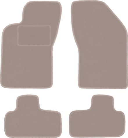 Beige veloursmatten voor: Fiat Coupe I coupé (1994-2000)