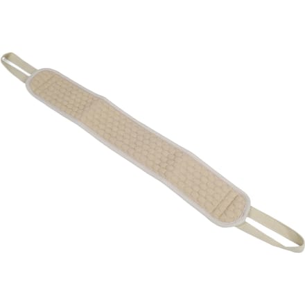 Exfoliërende Rugschrobber Handdoek Exfoliërende Spons Pad Set met Handvat voor Douche beige