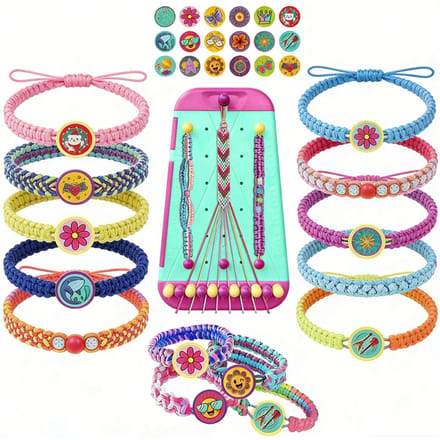 Draagbaar DIY Armband Rode Draad Vlechtgereedschap Vastgereedschap Kettingstandaard Huis Multi-Functionele Snoerhouder blue