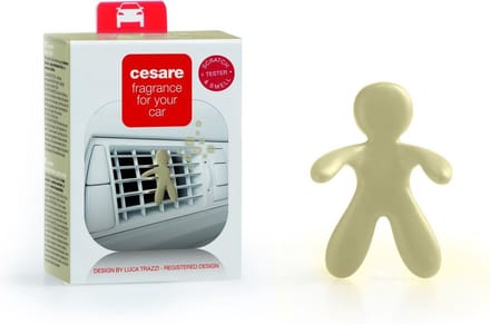 Mr and Mrs Fragrance Luchtverfrisser Cesare - Voor de Auto - Black Tea - Beige